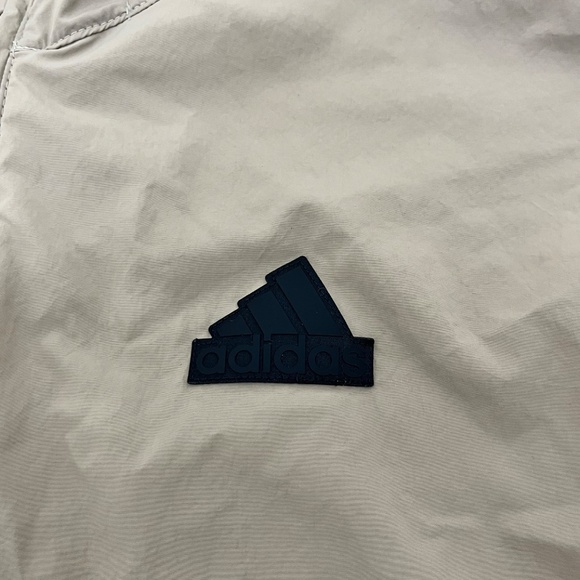 Adidas Mens Size XS Windbreaker Jacket Brown City Tech Utility Full Zip Hooded - Picture 2 of 10